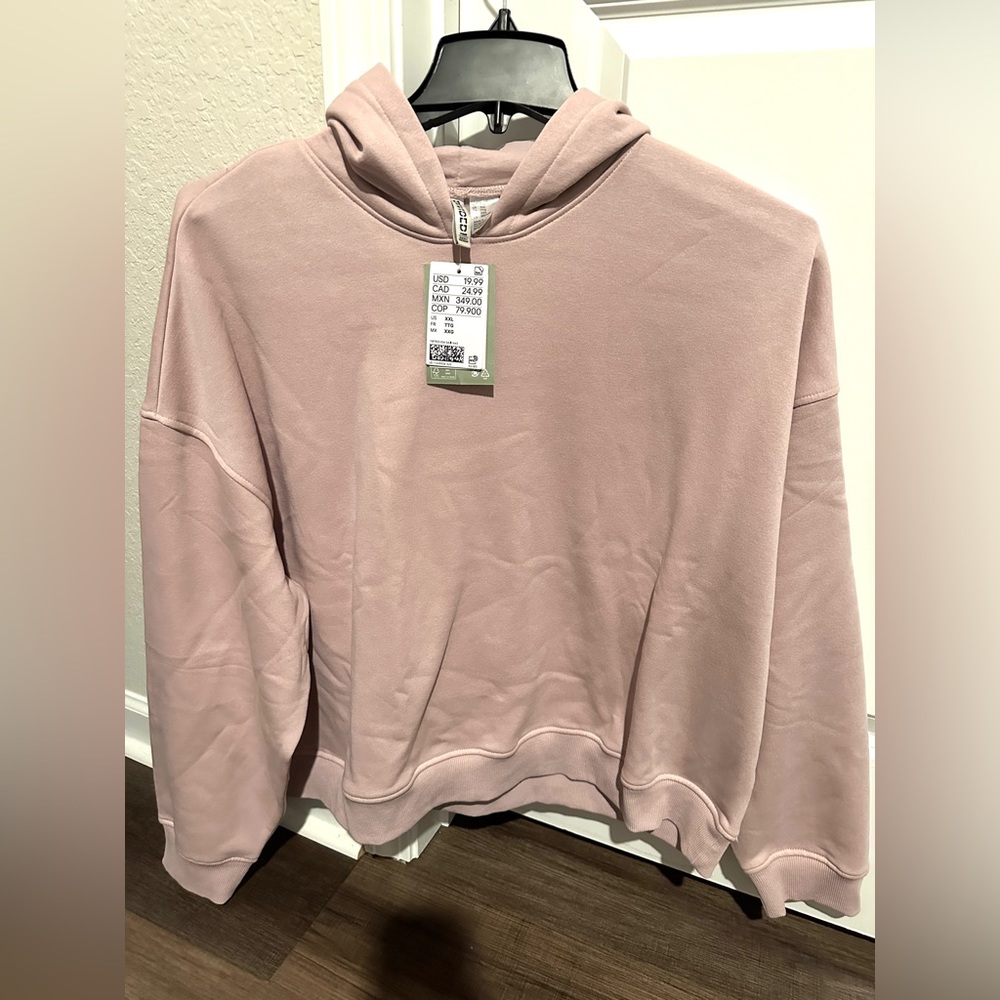 H&M Divided Basic Pink Hoodie Women’s Size XXL